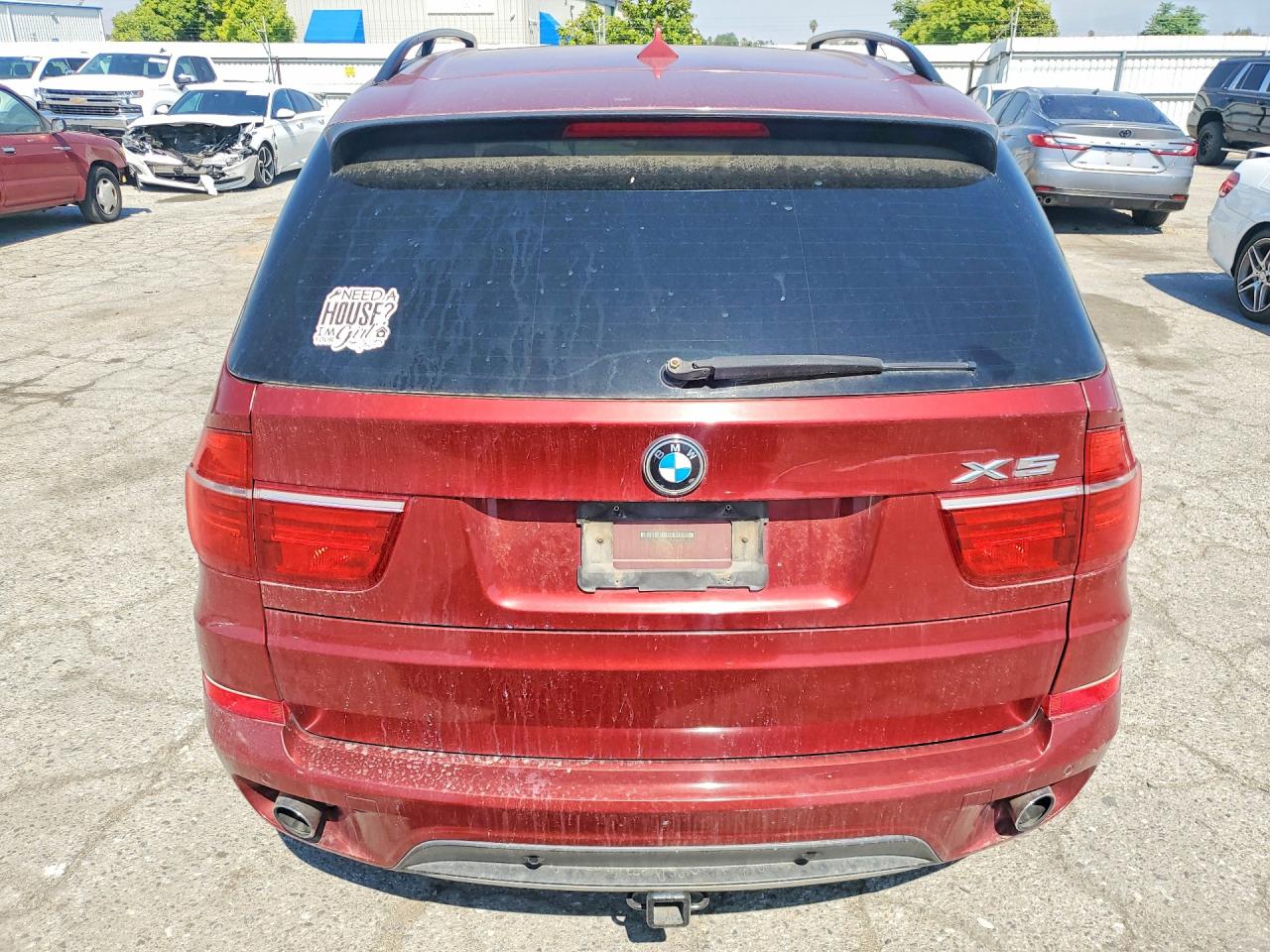 2011 Bmw X5 Xdrive35i Красный vin: 5UXZV4C5XBL740260