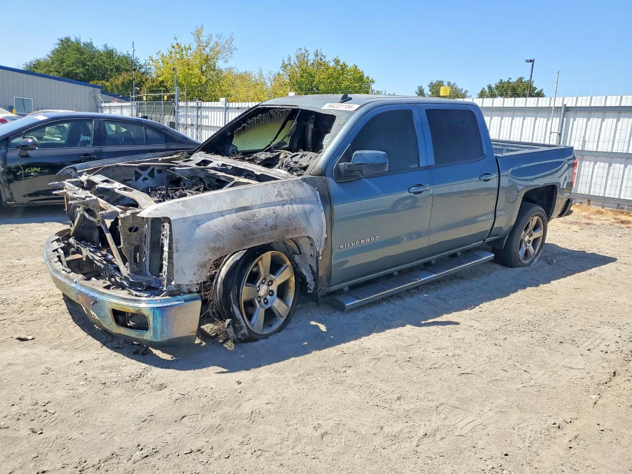 2014 Chevrolet Silverado C1500 Lt Blue vin: 3GCPCREC7EG367266