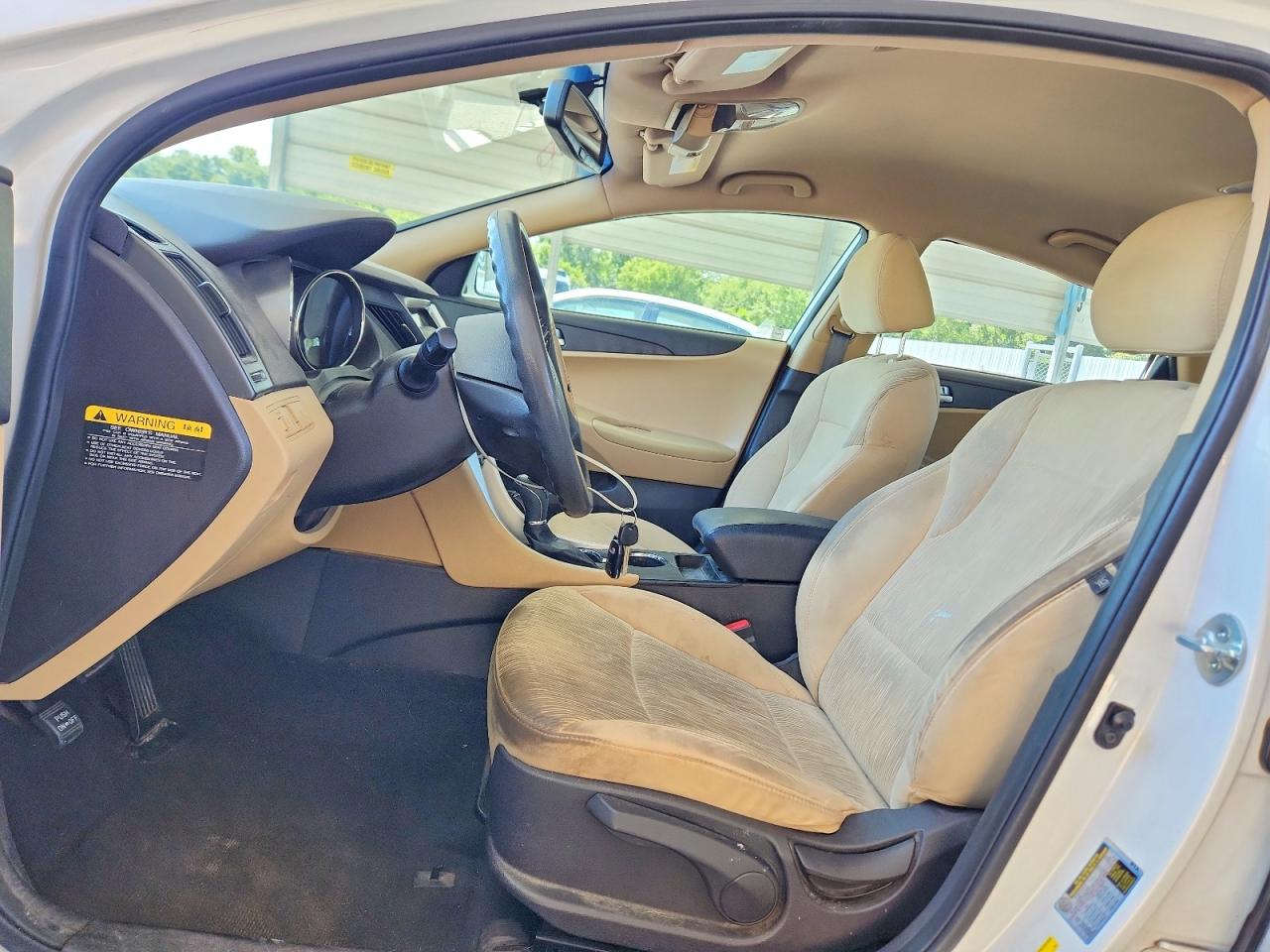 2013 Hyundai Sonata Gls White vin: 5NPEB4AC9DH623920