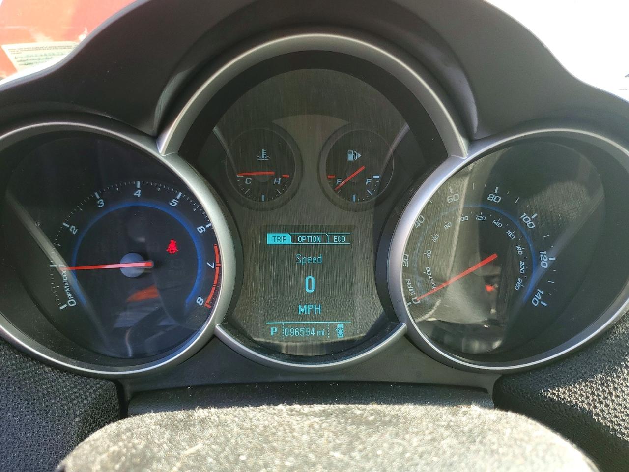 2014 Chevrolet Cruze Eco Red vin: 1G1PH5SB5E7315287