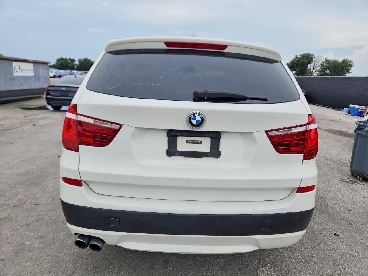 2013 Bmw X3 Xdrive28i White vin: 5UXWX9C50D0D01151