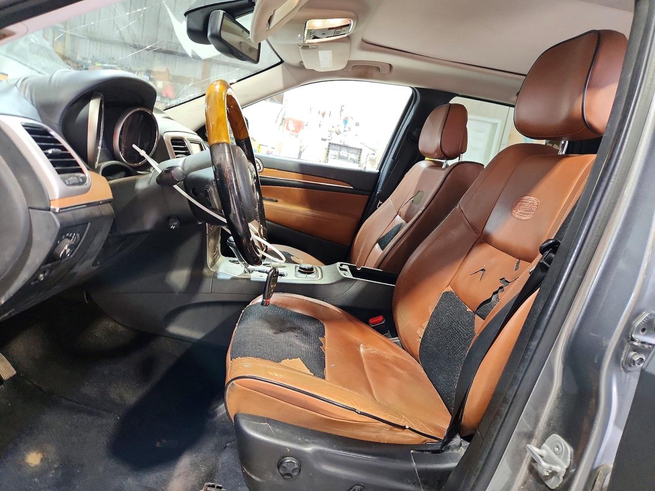 2012 Jeep Grand Cherokee Overland Gray vin: 1C4RJFCGXCC208924