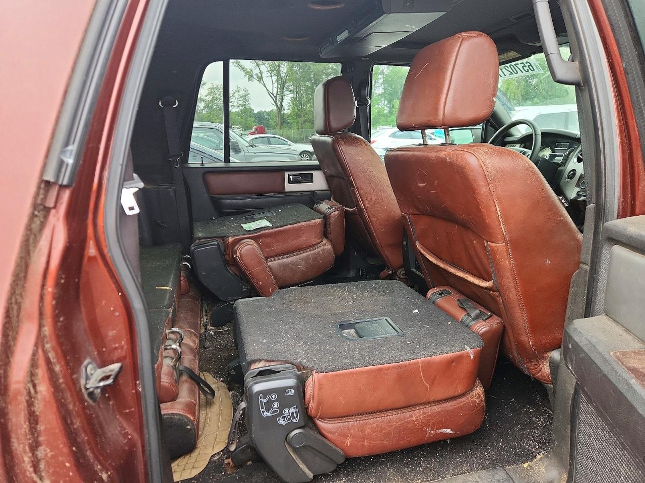2008 Ford Expedition El Eddie Bauer Burgundy vin: 1FMFK18588LA67252
