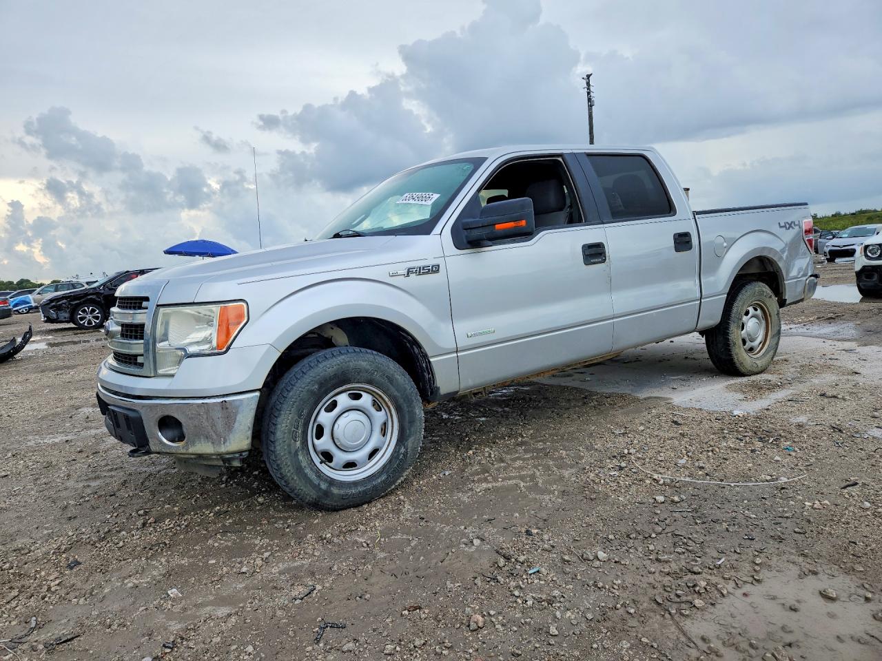 2014 Ford F150 Supercrew Серебряный vin: 1FTFW1ETXEFD05818