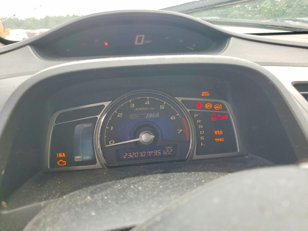 2010 Honda Civic Hybrid Blue vin: JHMFA3F27AS001555