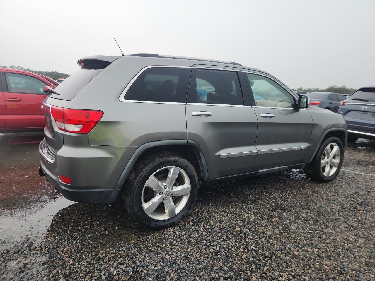 2012 Jeep Grand Cherokee Overland Серый vin: 1C4RJFCT5CC148810