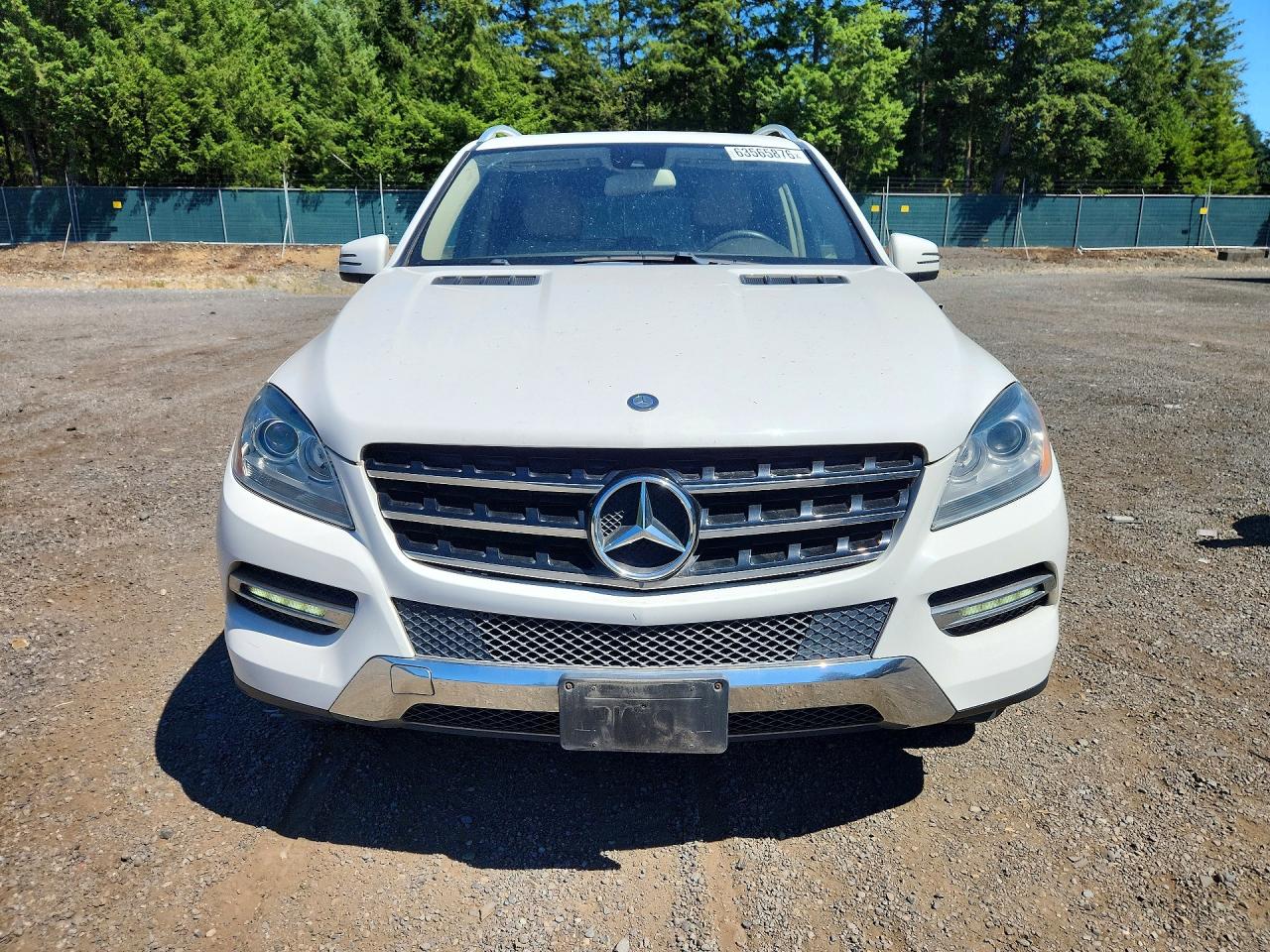 2014 Mercedes-benz Ml 350 4matic White vin: 4JGDA5HB3EA326969