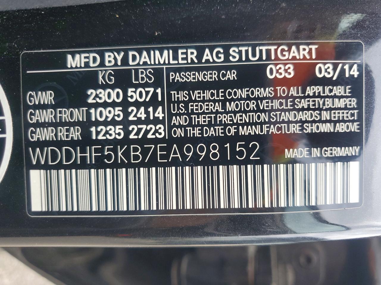 2014 Mercedes-benz E 350 Черный vin: WDDHF5KB7EA998152