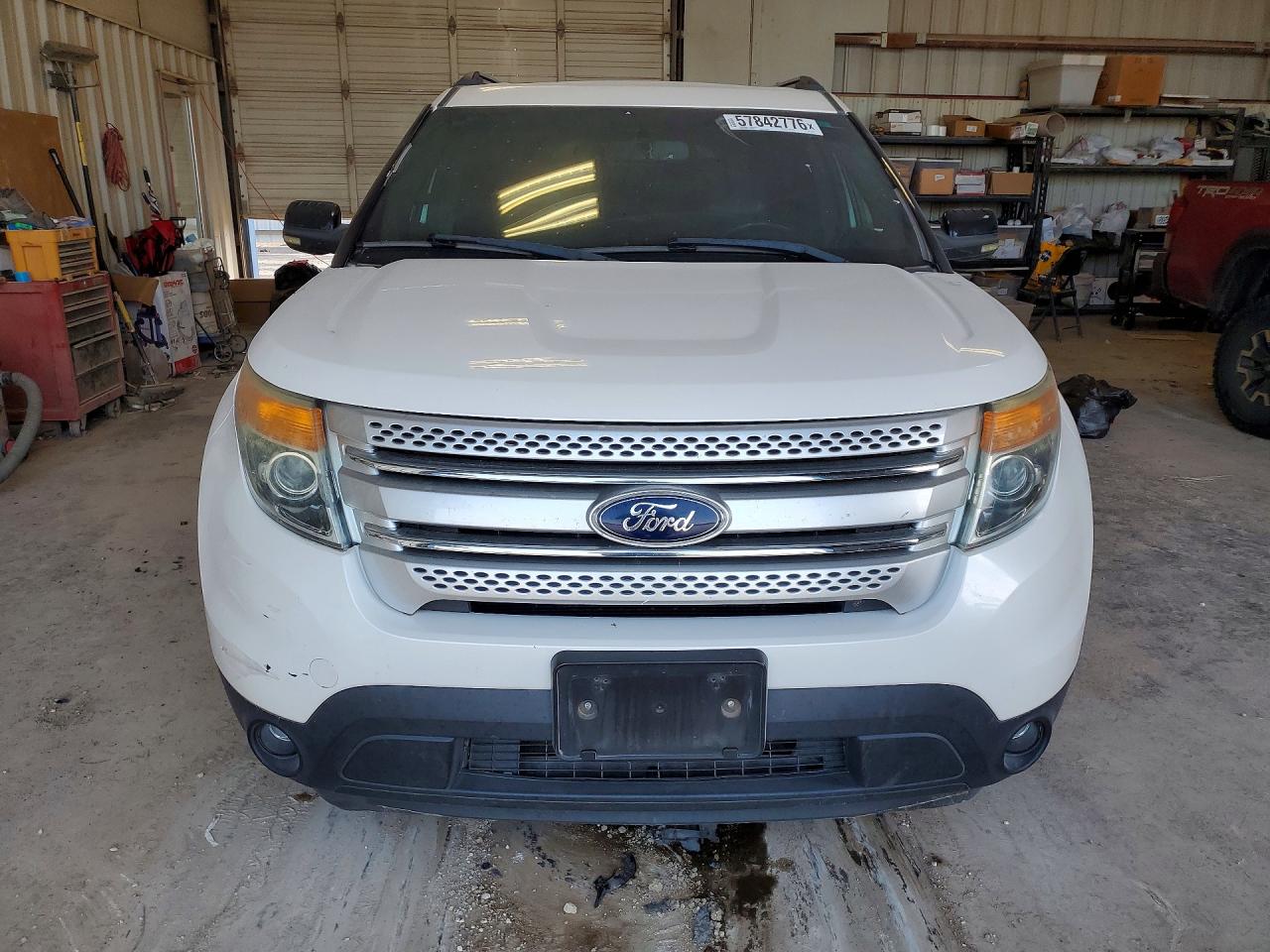 2012 Ford Explorer Xlt White vin: 1FMHK7D83CGA20272