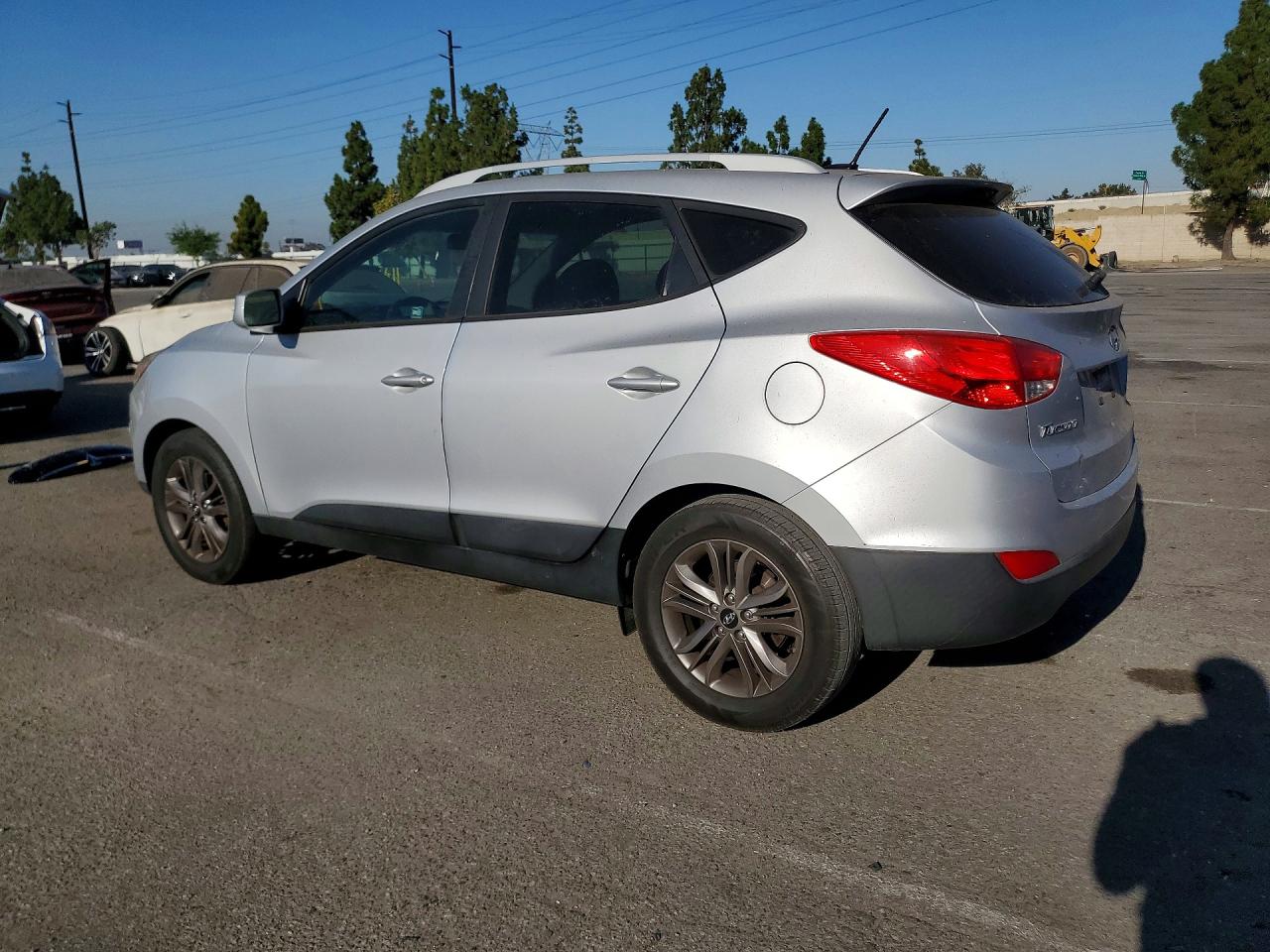 2014 Hyundai Tucson Se White vin: KM8JUCAG9EU926253