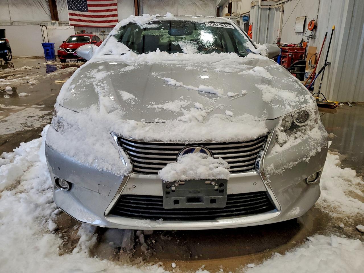 2014 Lexus Es 300h Silver vin: JTHBW1GG7E2045205