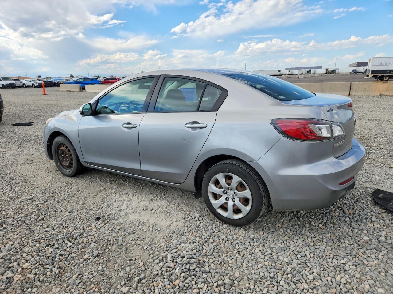2013 Mazda 3 I Silver vin: JM1BL1U7XD1813066