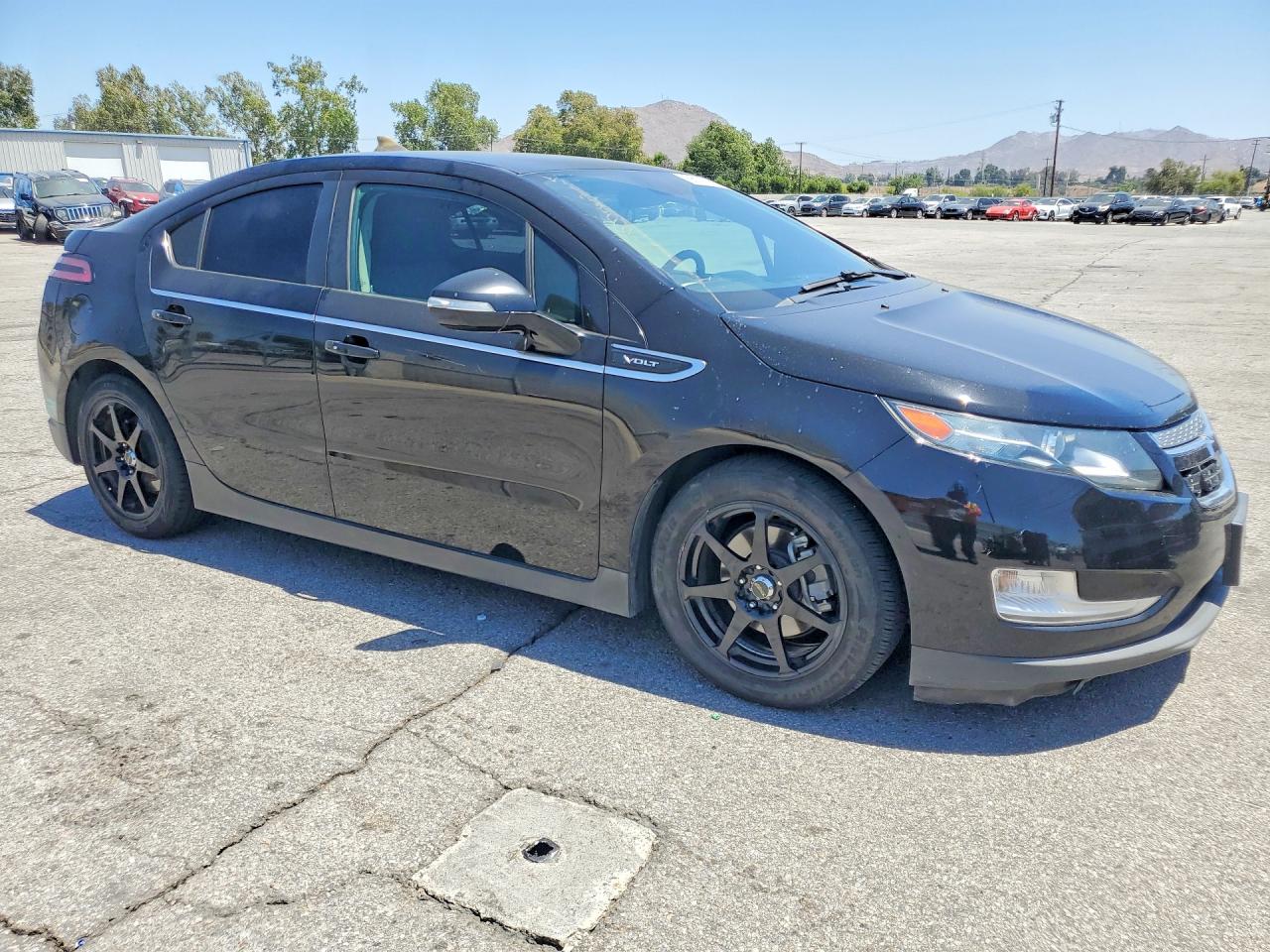 2013 Chevrolet Volt Black vin: 1G1RE6E45DU120097