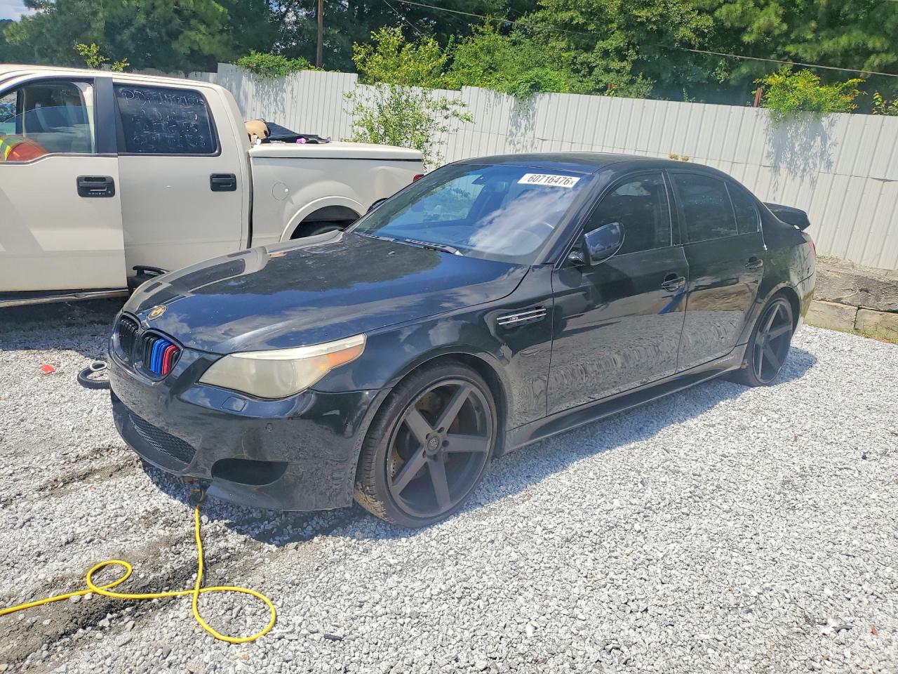 2007 Bmw M5 Black vin: WBSNB93517CX07881
