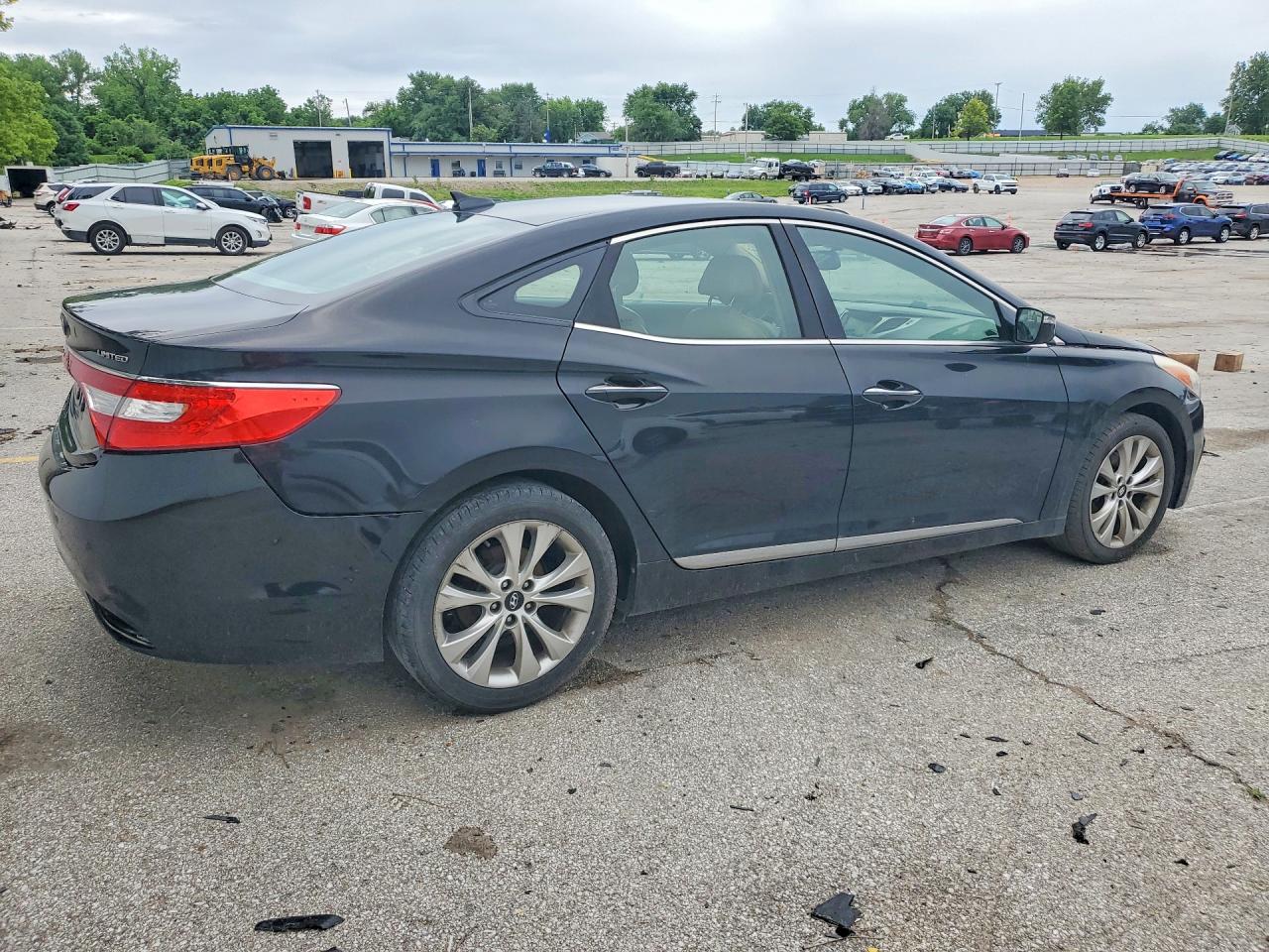 2014 Hyundai Azera Limited Black vin: KMHFH4JGXEA370262