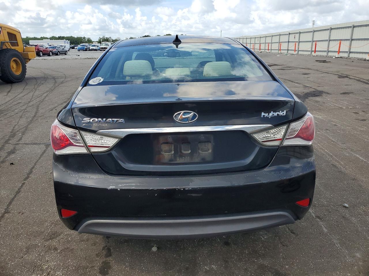 2012 Hyundai Sonata Hybrid Черный vin: KMHEC4A48CA024725