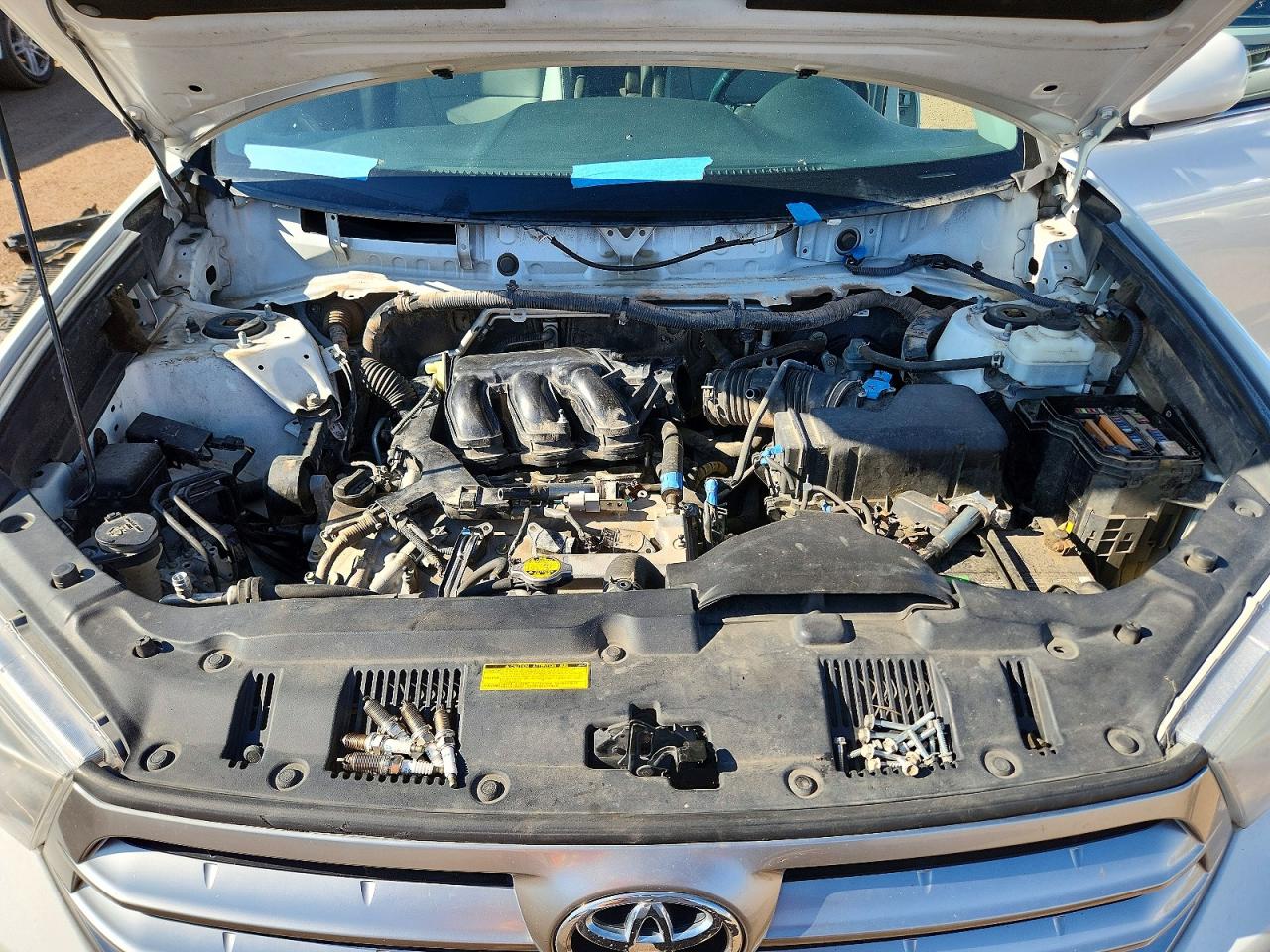 2013 Toyota Highlander Se White vin: 5TDBK3EH1DS220463
