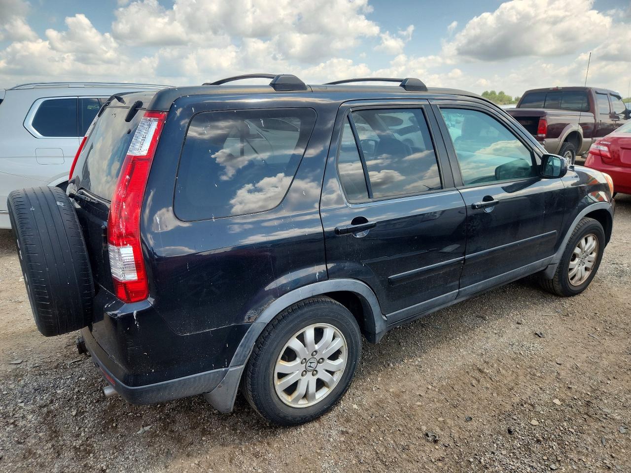 2005 Honda Cr-v Se Black vin: JHLRD78915C065536