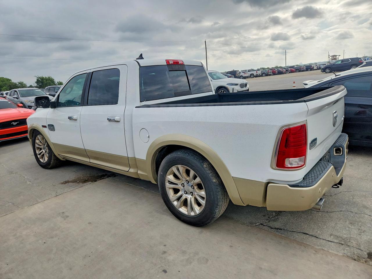 2015 Ram 1500 Longhorn White vin: 1C6RR7PM1FS534563