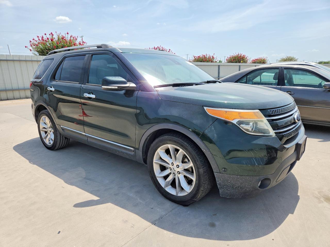 2013 Ford Explorer Limited Green vin: 1FM5K7F80DGB26518