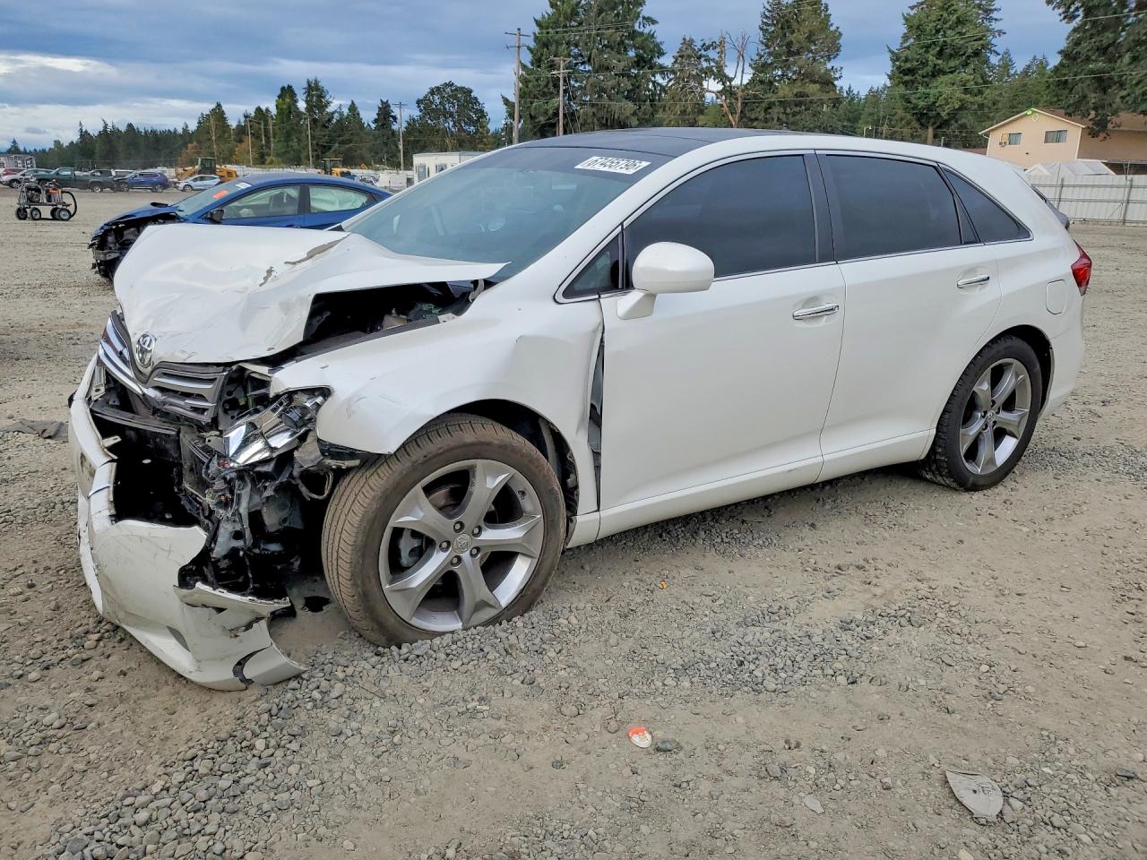 2012 Toyota Venza Xle White vin: 4T3BK3BB1CU068116