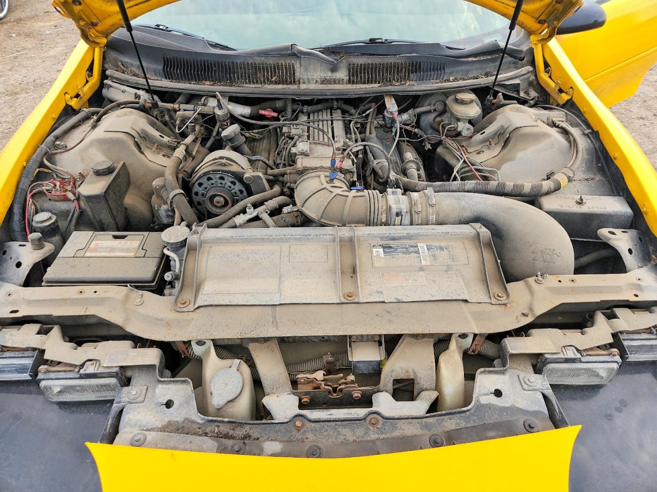 1994 Chevrolet Camaro Z28 Yellow vin: 2G1FP22P5R2148371