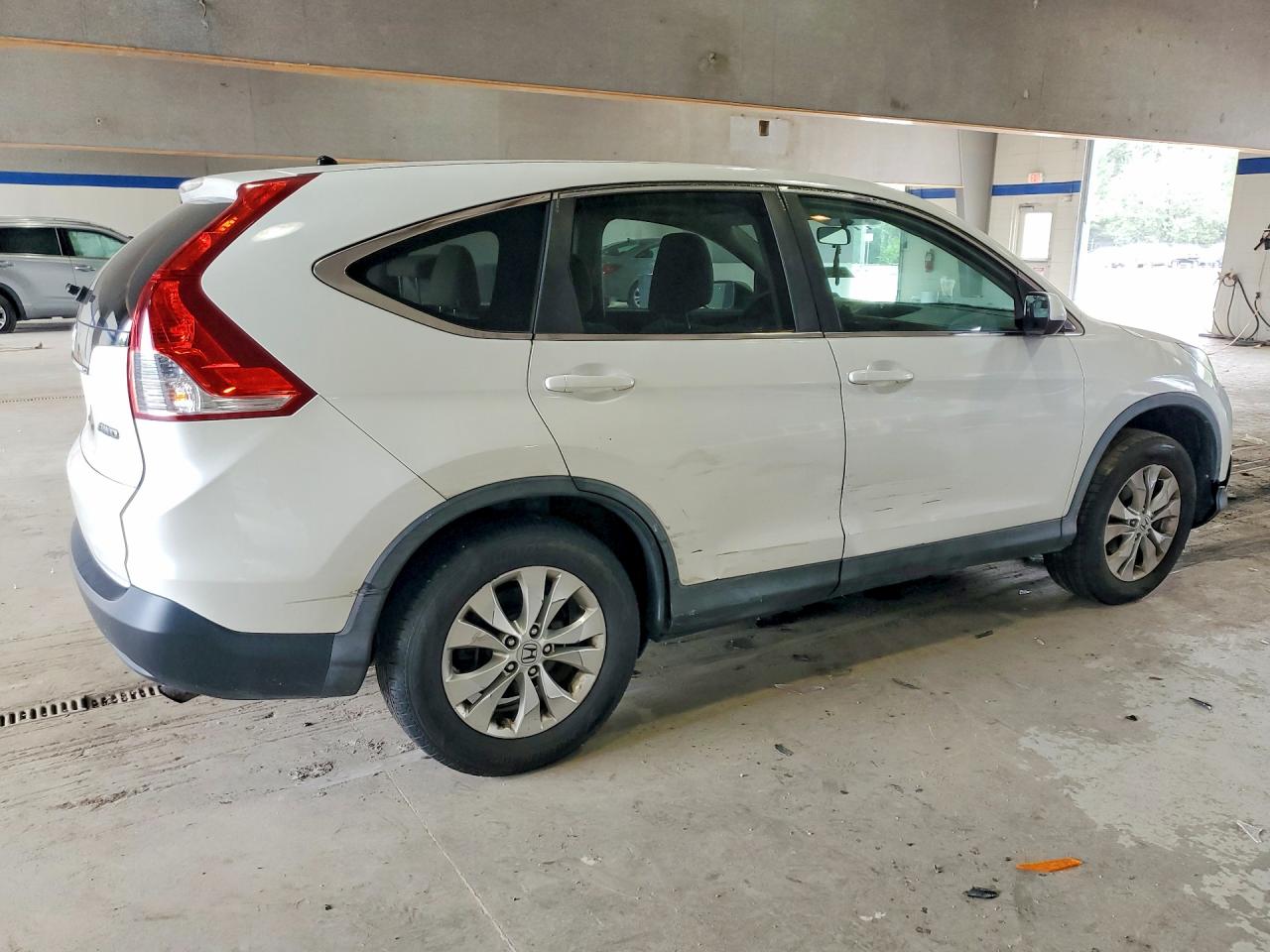 2014 Honda Cr-v Ex White vin: 5J6RM4H5XEL070074