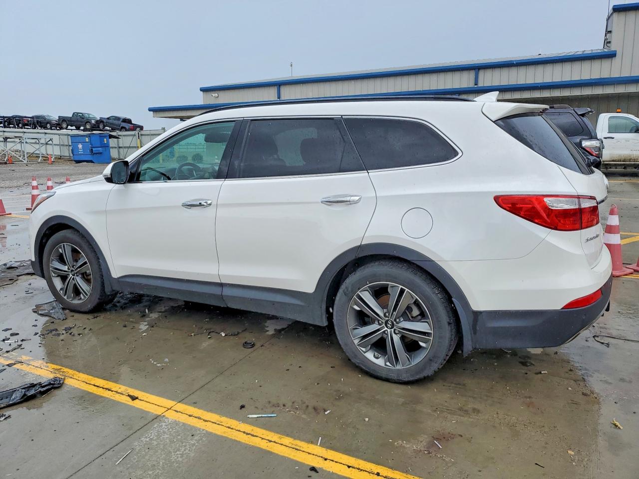 2015 Hyundai Santa Fe Limited Белый vin: KM8SRDHF5FU105225