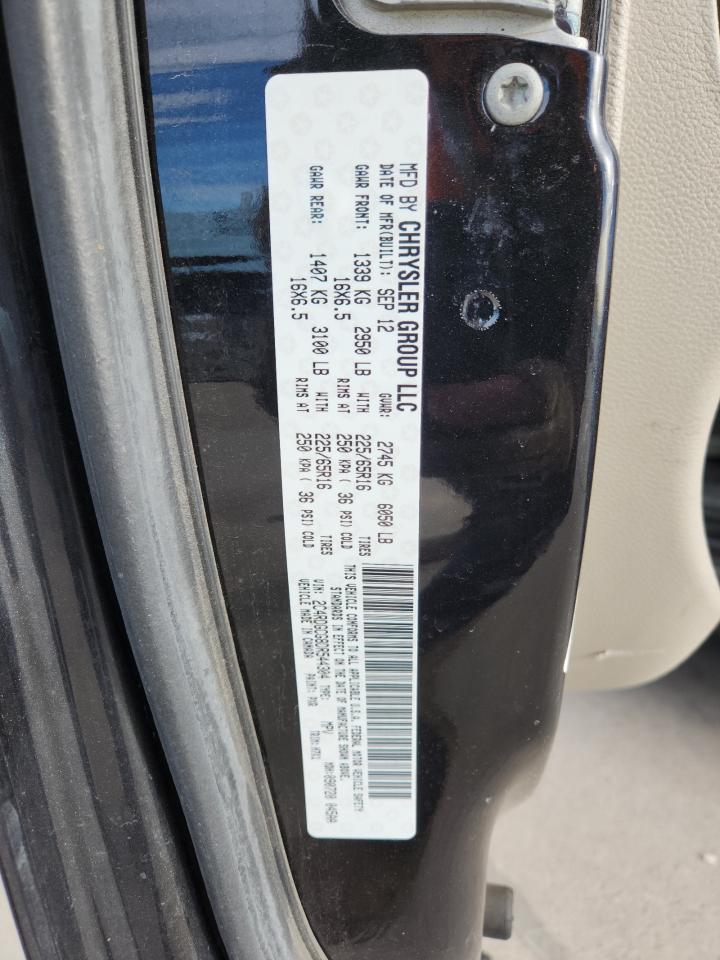 2013 Dodge Grand Caravan Sxt Black vin: 2C4RDGCG8DR544304