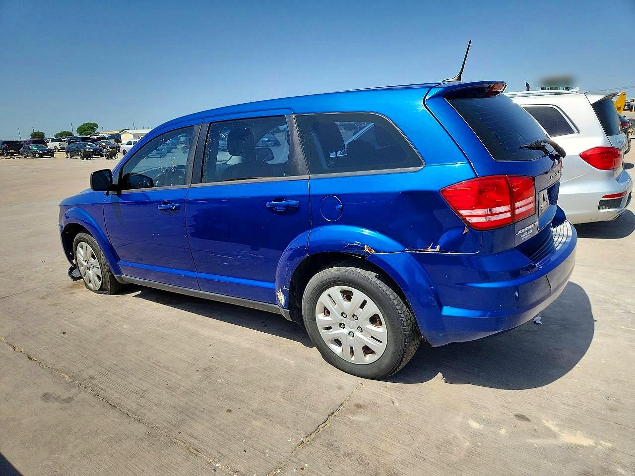 2015 Dodge Journey Blue vin: 3C4PDCAB2FT715376