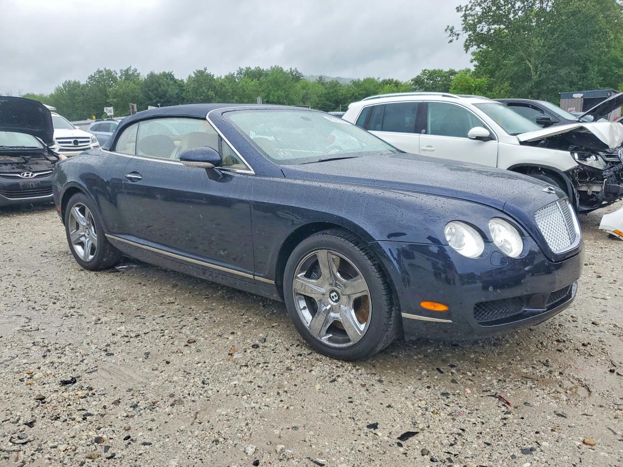 2007 Bentley Continental Gtc Blue vin: SCBDR33W07C044133