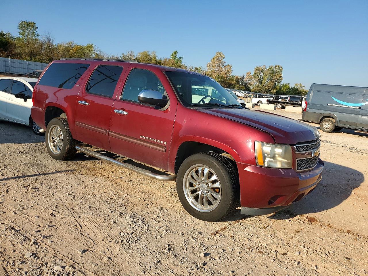 2008 Chevrolet Suburban C1500 Ls Burgundy vin: 3GNFC16078G198038