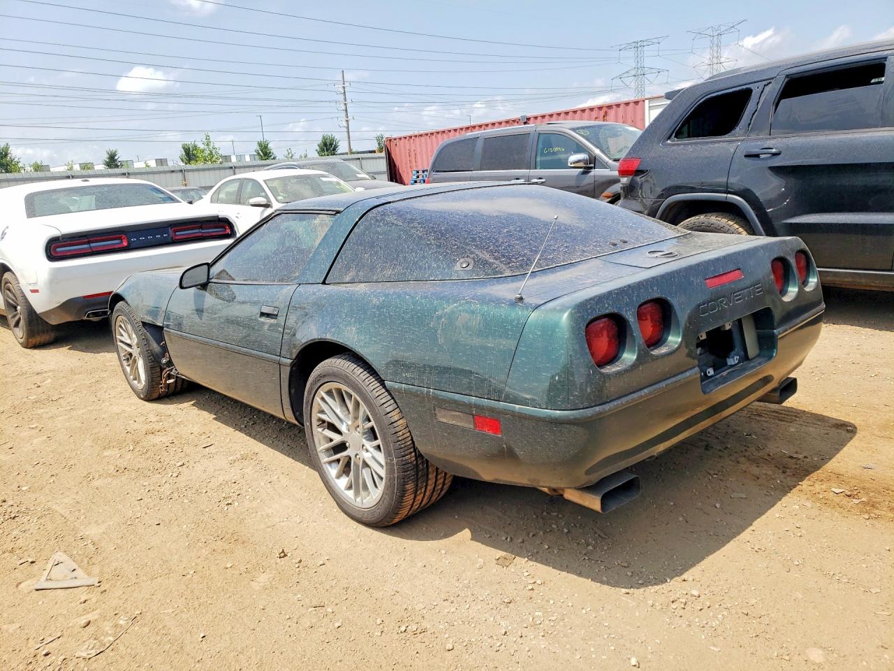 1992 Chevrolet Corvette Green vin: 1G1YY23P9N5115411