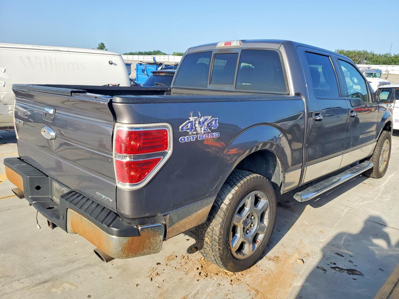 2014 Ford F150 Supercrew Gray vin: 1FTFW1ET5EFC41803