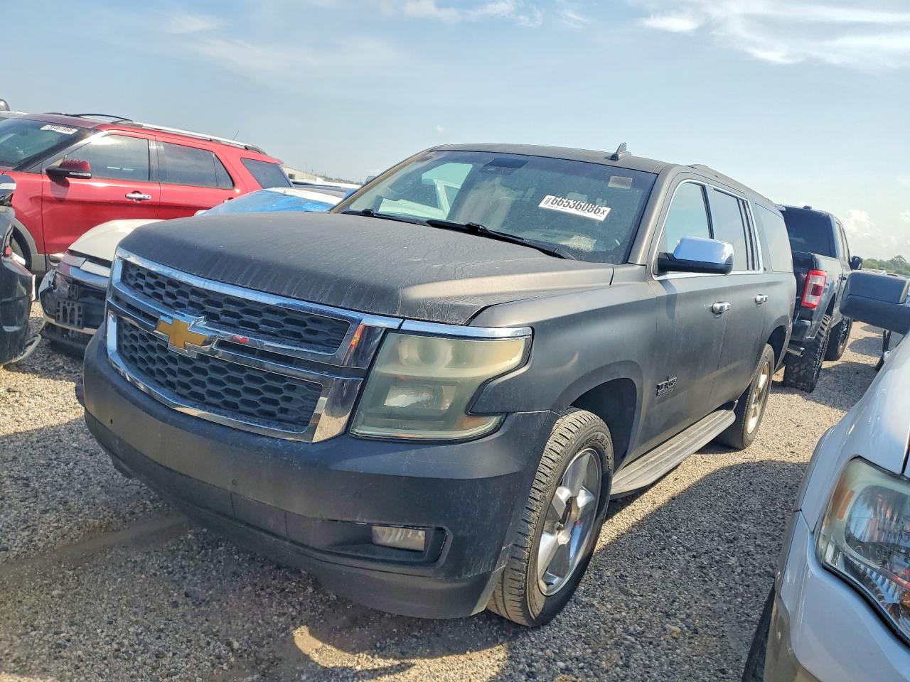 2015 Chevrolet Suburban C1500 Lt Black vin: 1GNSCJKCXFR628365