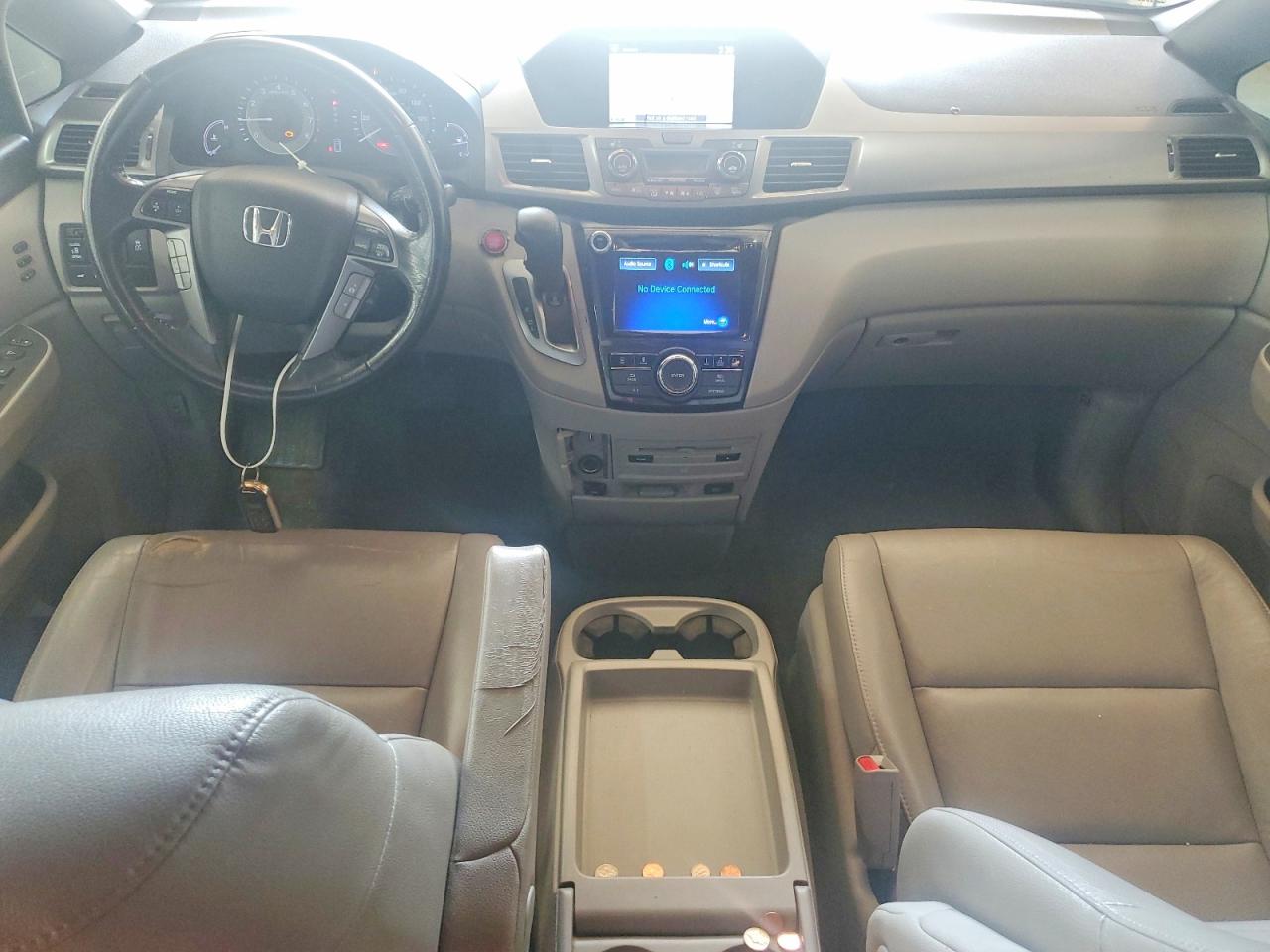 2014 Honda Odyssey Touring Black vin: 5FNRL5H91EB008342