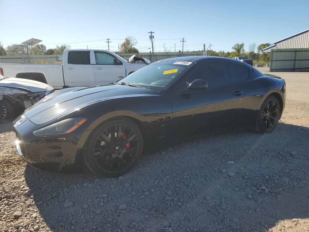 2008 Maserati Granturismo Black vin: ZAMGJ45A880040628