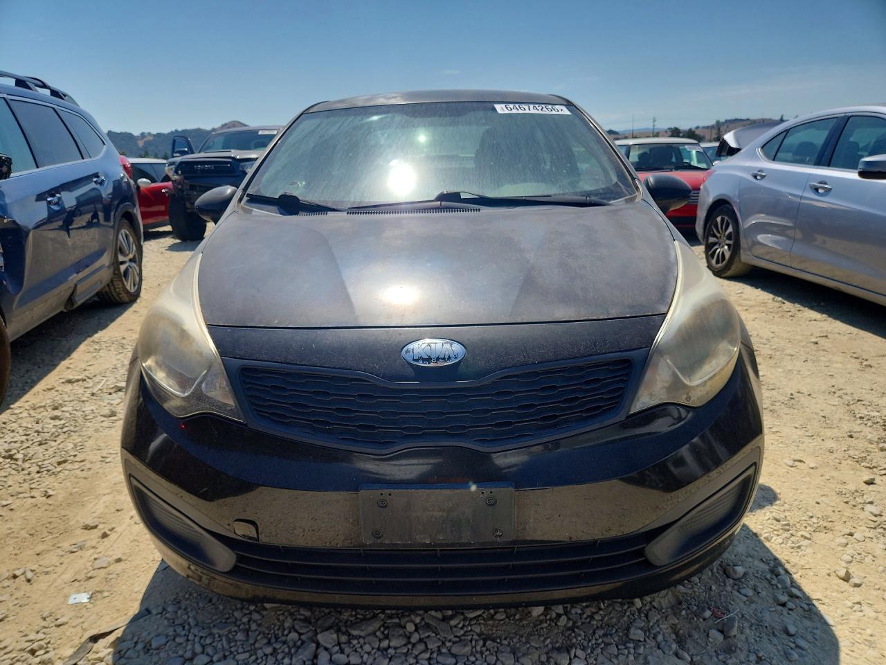 2014 Kia Rio Lx Black vin: KNADM4A34E6331963