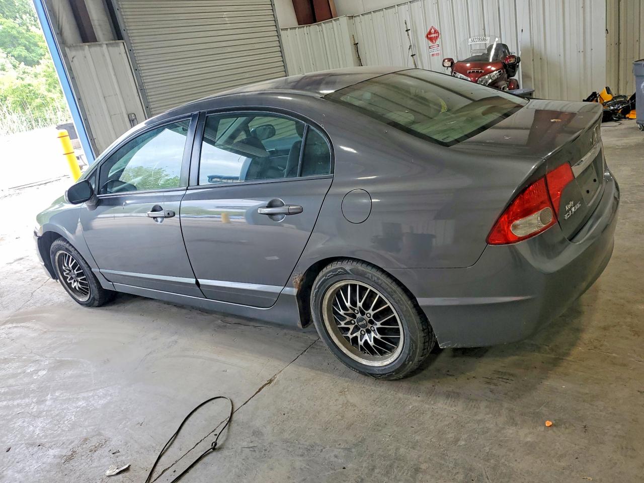 2011 Honda Civic Lx Gray vin: 2HGFA1E52BH516216