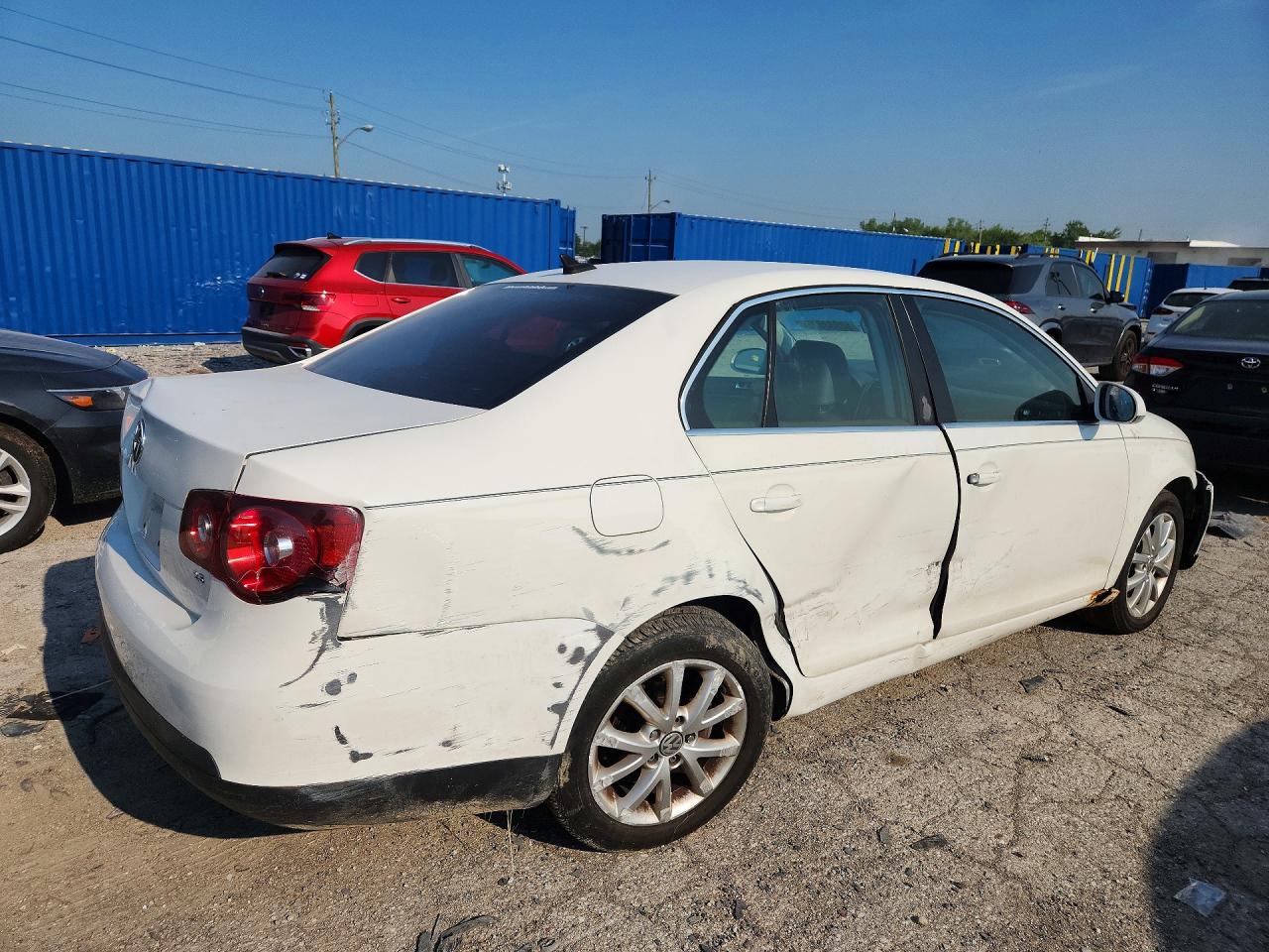 2010 Volkswagen Jetta Se White vin: 3VWRZ7AJ7AM033196