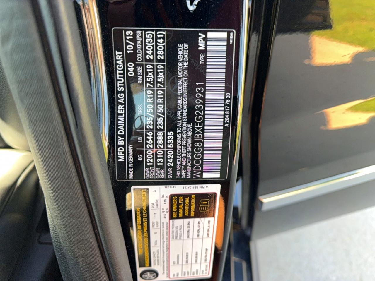 2014 Mercedes-benz Glk 350 4matic Black vin: WDCGG8JBXEG239931