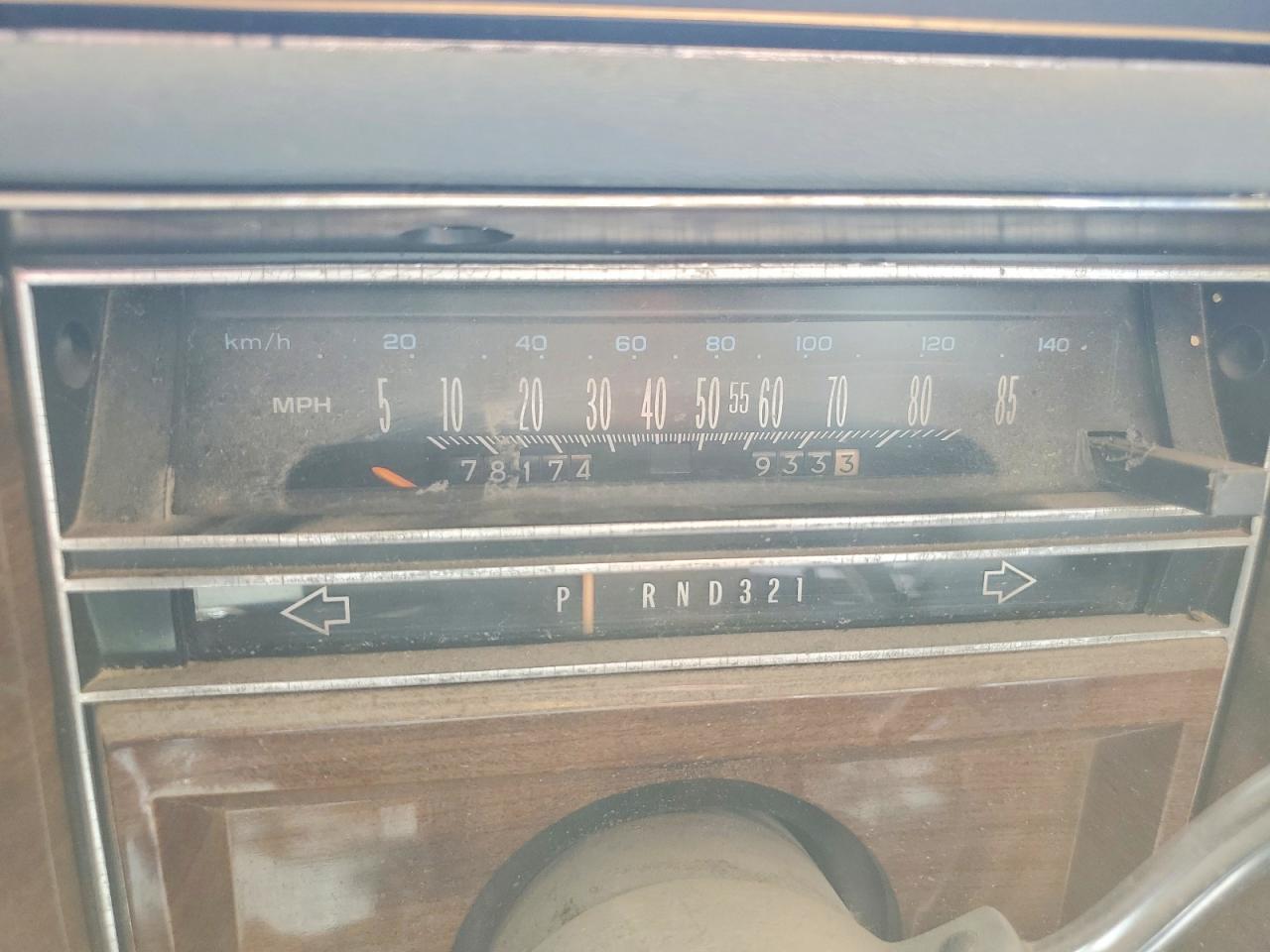 1989 Cadillac Brougham Gray vin: 1G6DW51Y7KR707034
