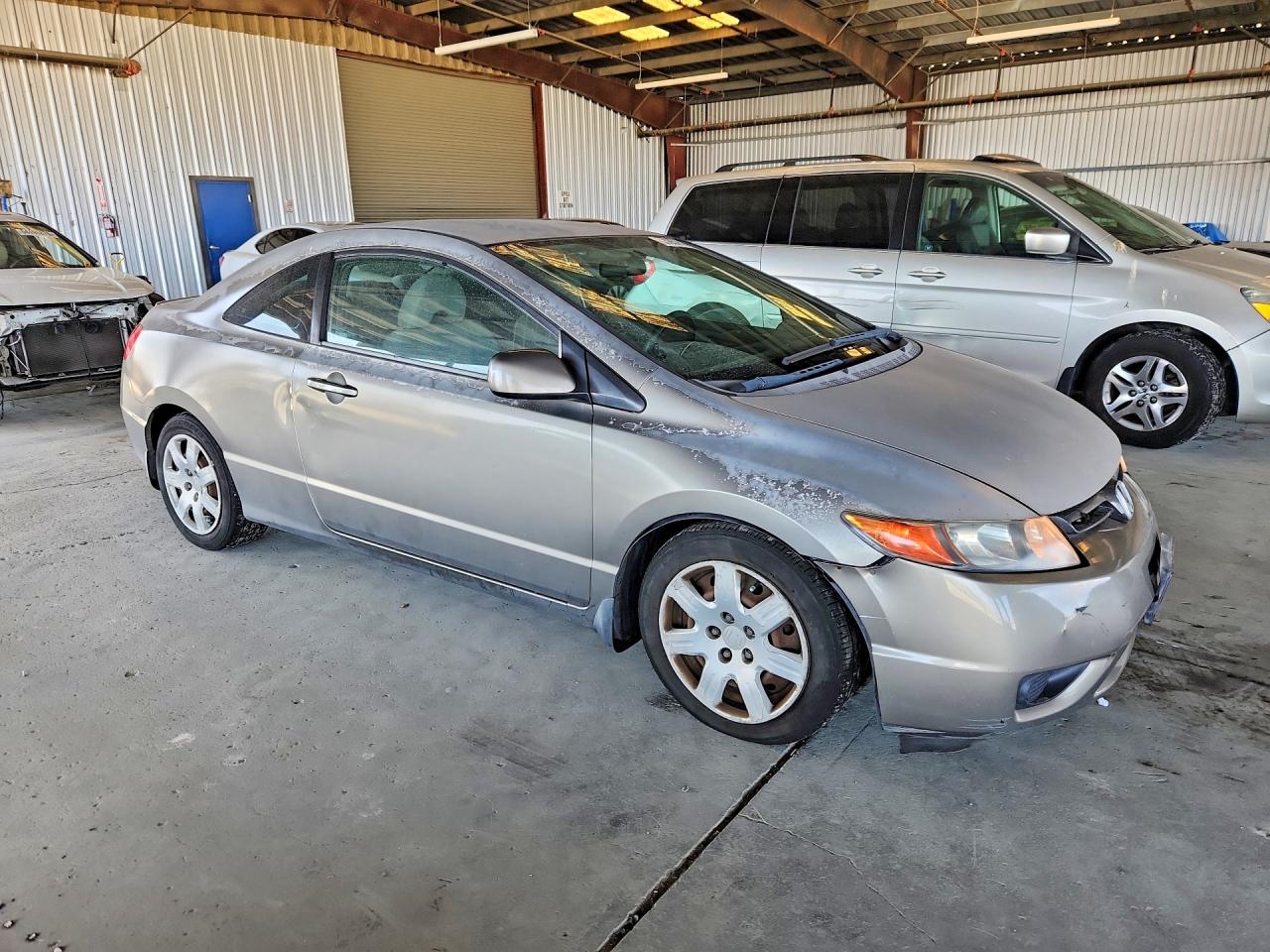 2006 Honda Civic Lx Gray vin: 2HGFG12636H548786