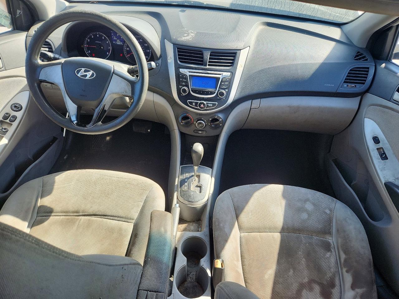 2013 Hyundai Accent Gls Серебряный vin: KMHCT4AE0DU523230