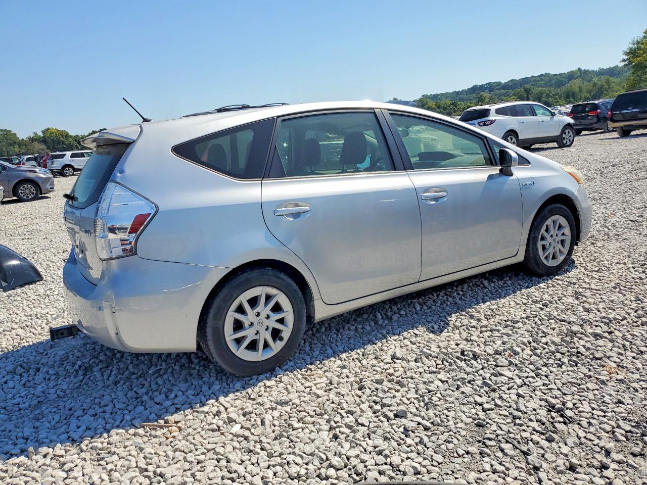 2012 Toyota Prius V Two Silver vin: JTDZN3EU4C3158804