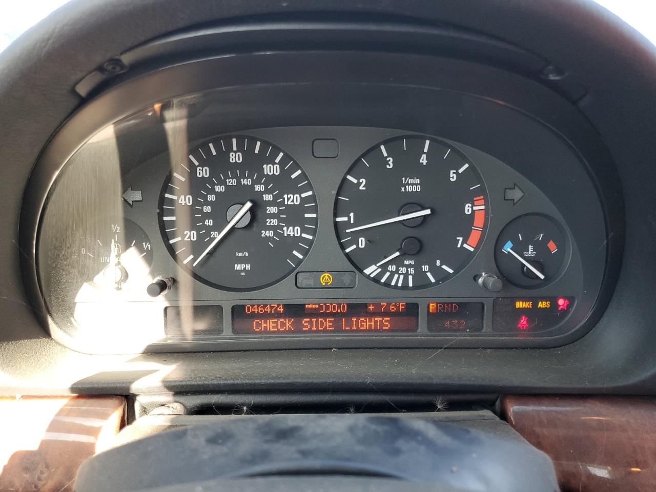 2001 Bmw 740 Il   Gray vin: WBAGH83411DP33945