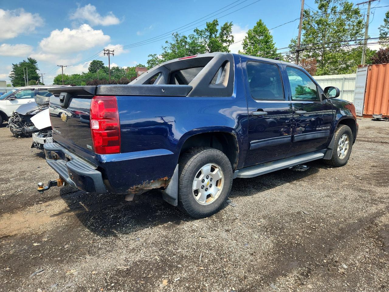 2010 Chevrolet Avalanche Ls Blue vin: 3GNVKEE02AG248826