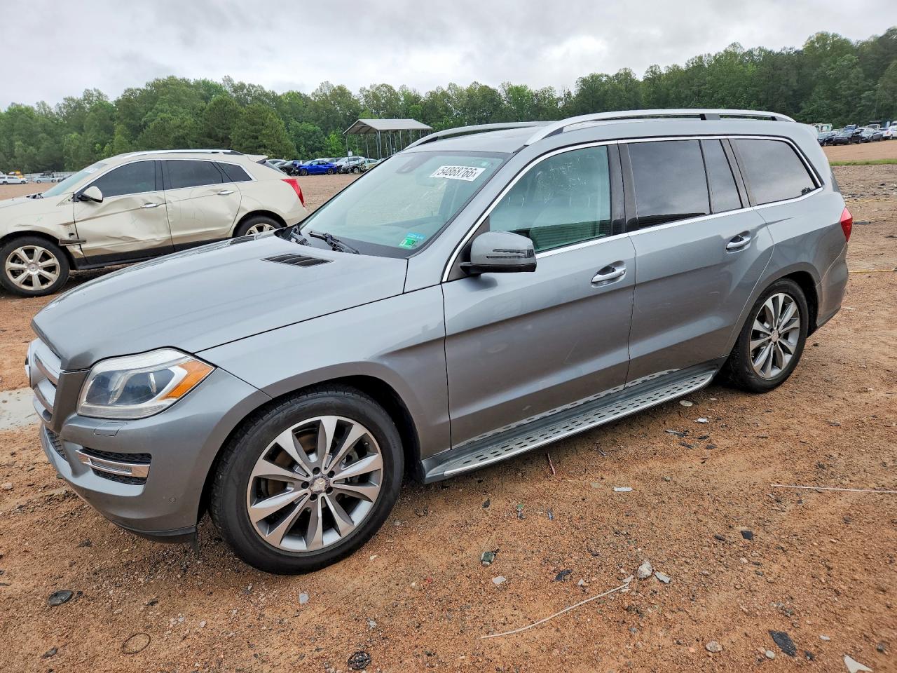 2014 Mercedes-benz Gl 450 4matic Silver vin: 4JGDF7CE3EA353832