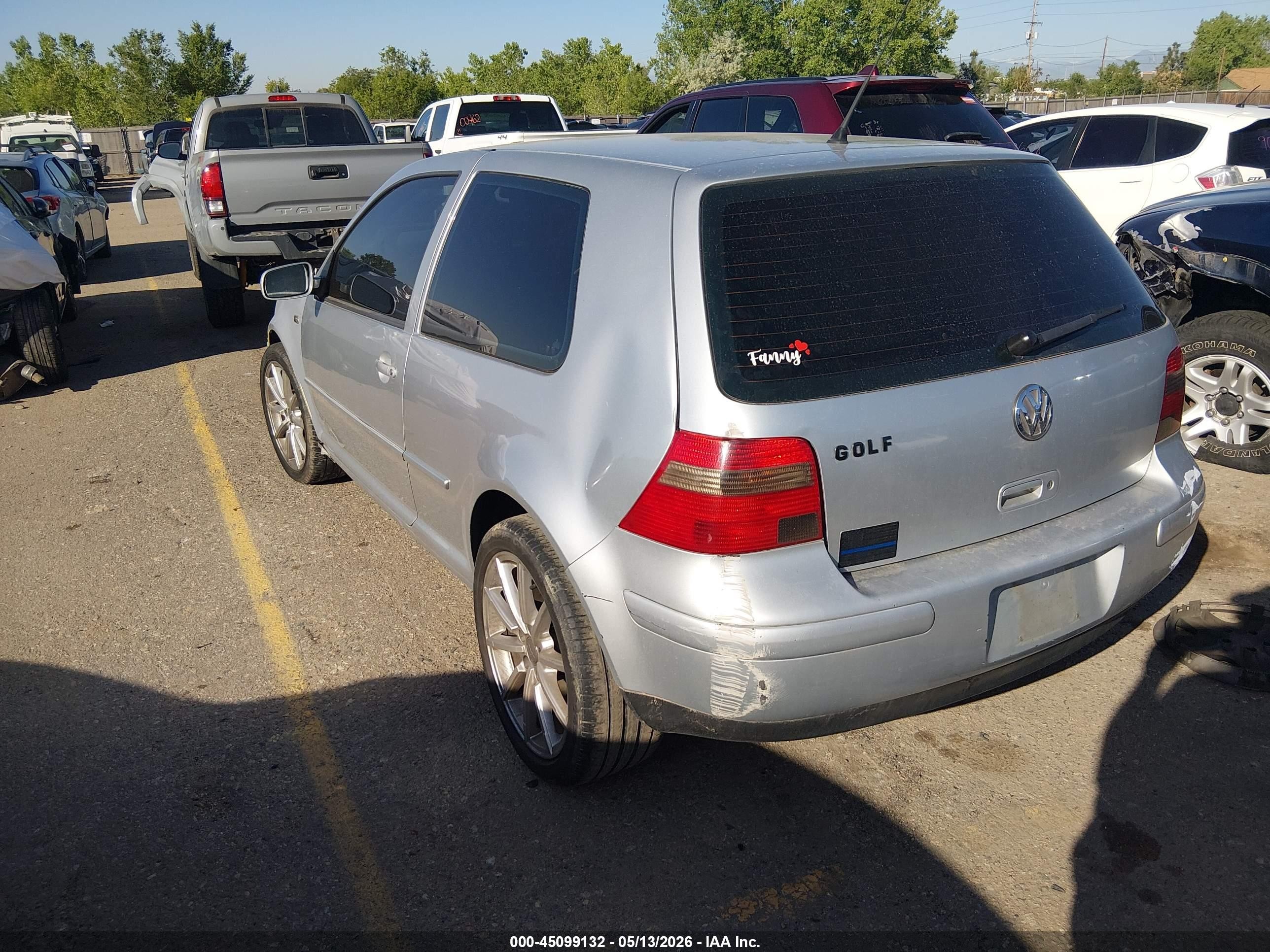 2003 Volkswagen Golf Gl/gl 2.0l Gray vin: 9BWBK61J334074450
