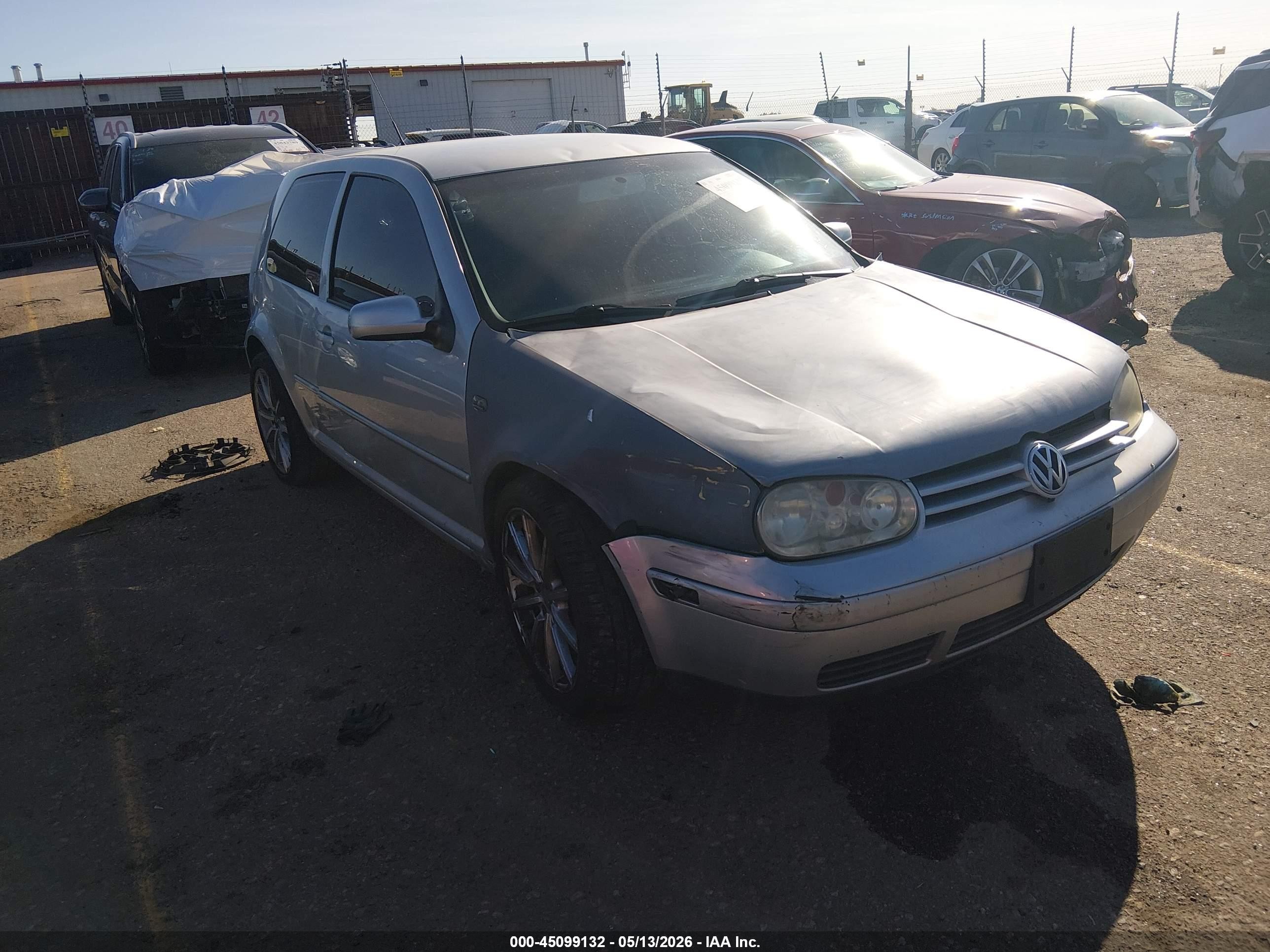 2003 Volkswagen Golf Gl/gl 2.0l Gray vin: 9BWBK61J334074450